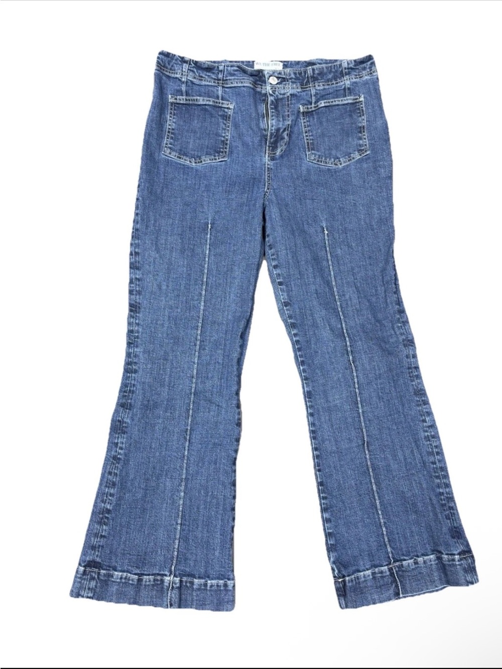 We the Free Women’s Blue Denim Flared Jeans